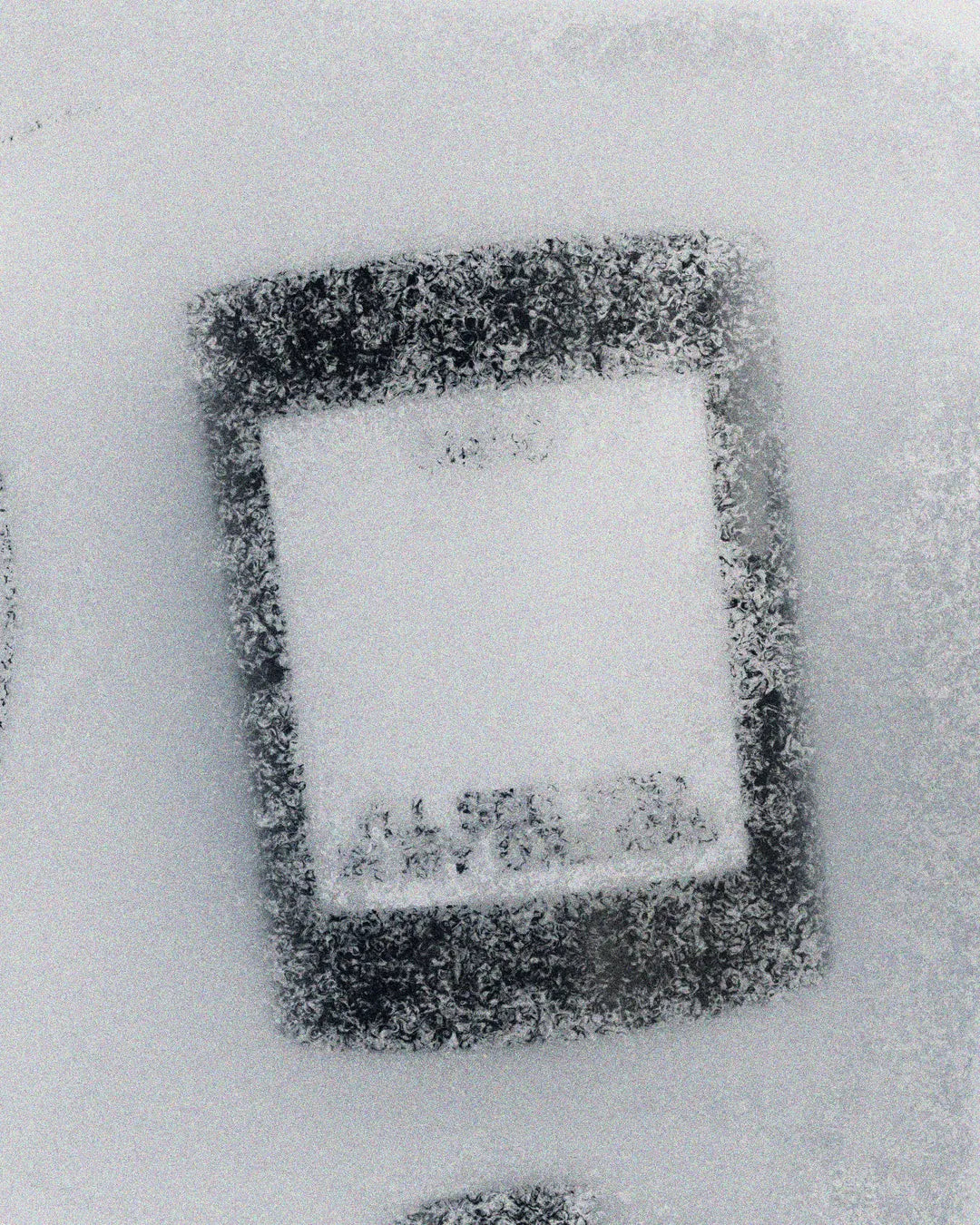 ōéhà luxury candle inside textured frozen glass render